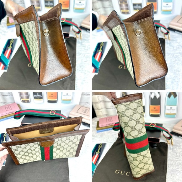 Gucci Ophidia Sherry Line Crossbody pouch Bag with strap and dust bag - Picture 5 of 11